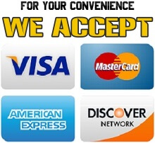 Accepted Credit Cards